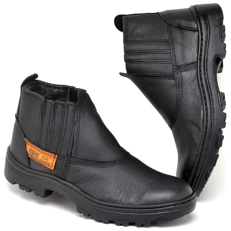 Bota de Couro Legítimo Masculina