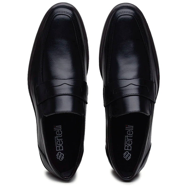 Sapato Masculino Couro Preto Oxford