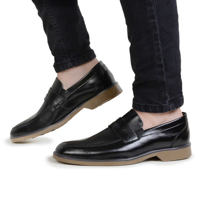 Sapato Masculino Couro Preto Oxford