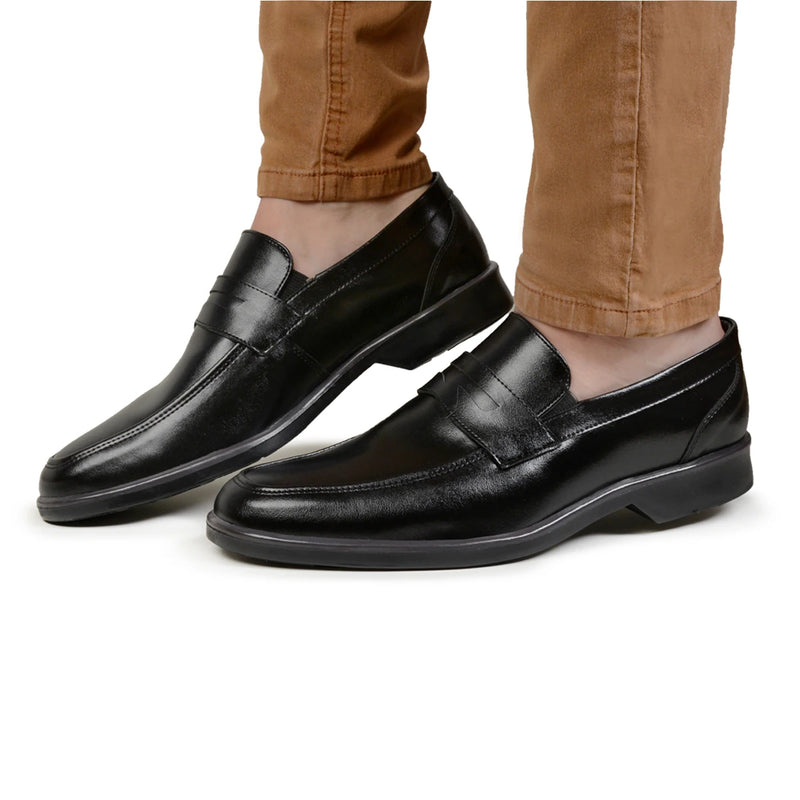 Sapato Masculino Couro Preto Oxford