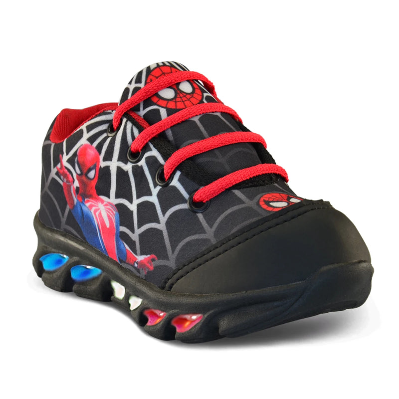 Tênis Com Led Infantil - Homem Aranha